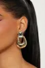 Solstice Swagger Earrings - Gold sold by Fashion Nova