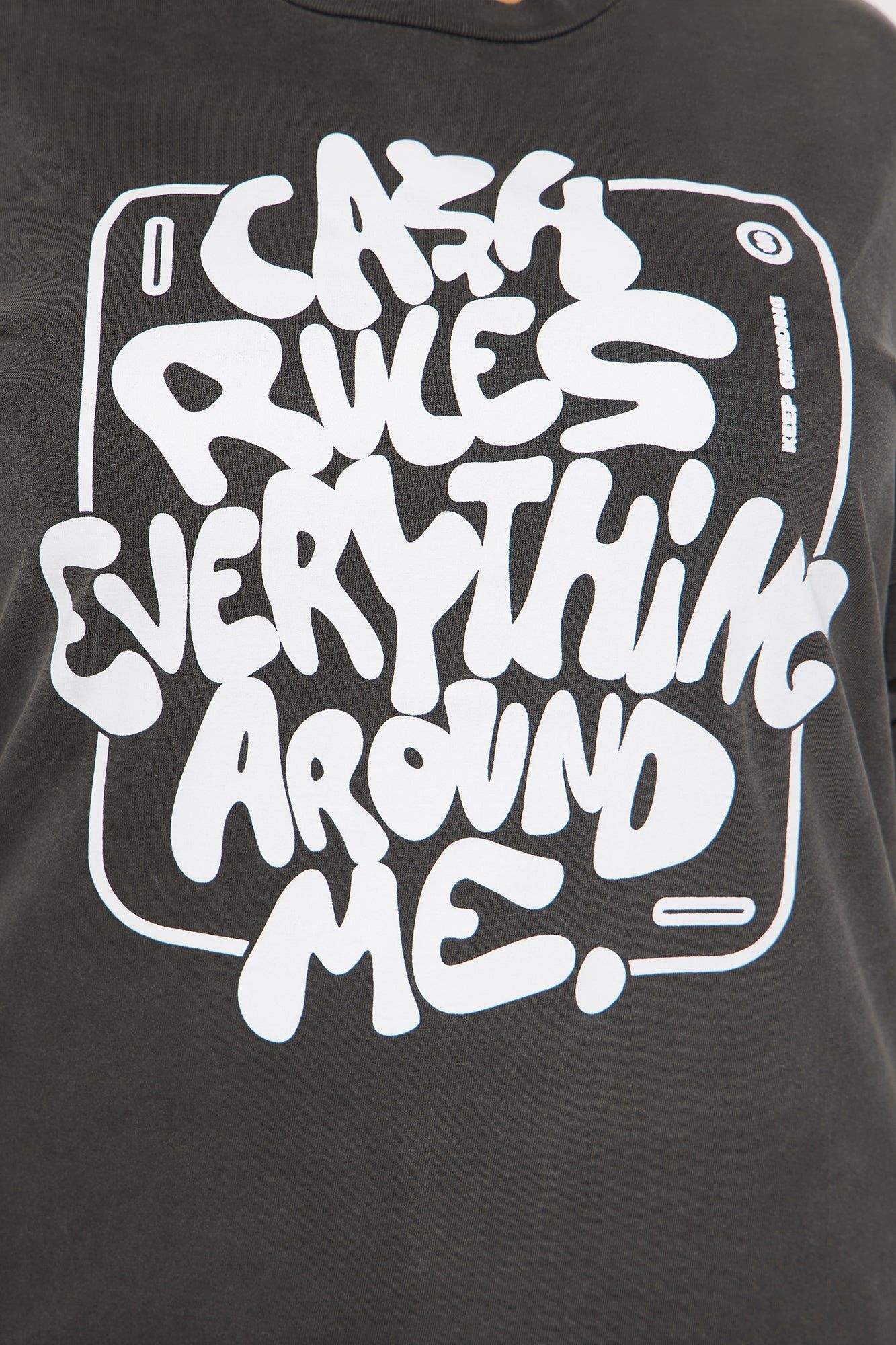 Cash Runs The World Tee - Black Wash sold by Fashion Nova product image thumbnail 5