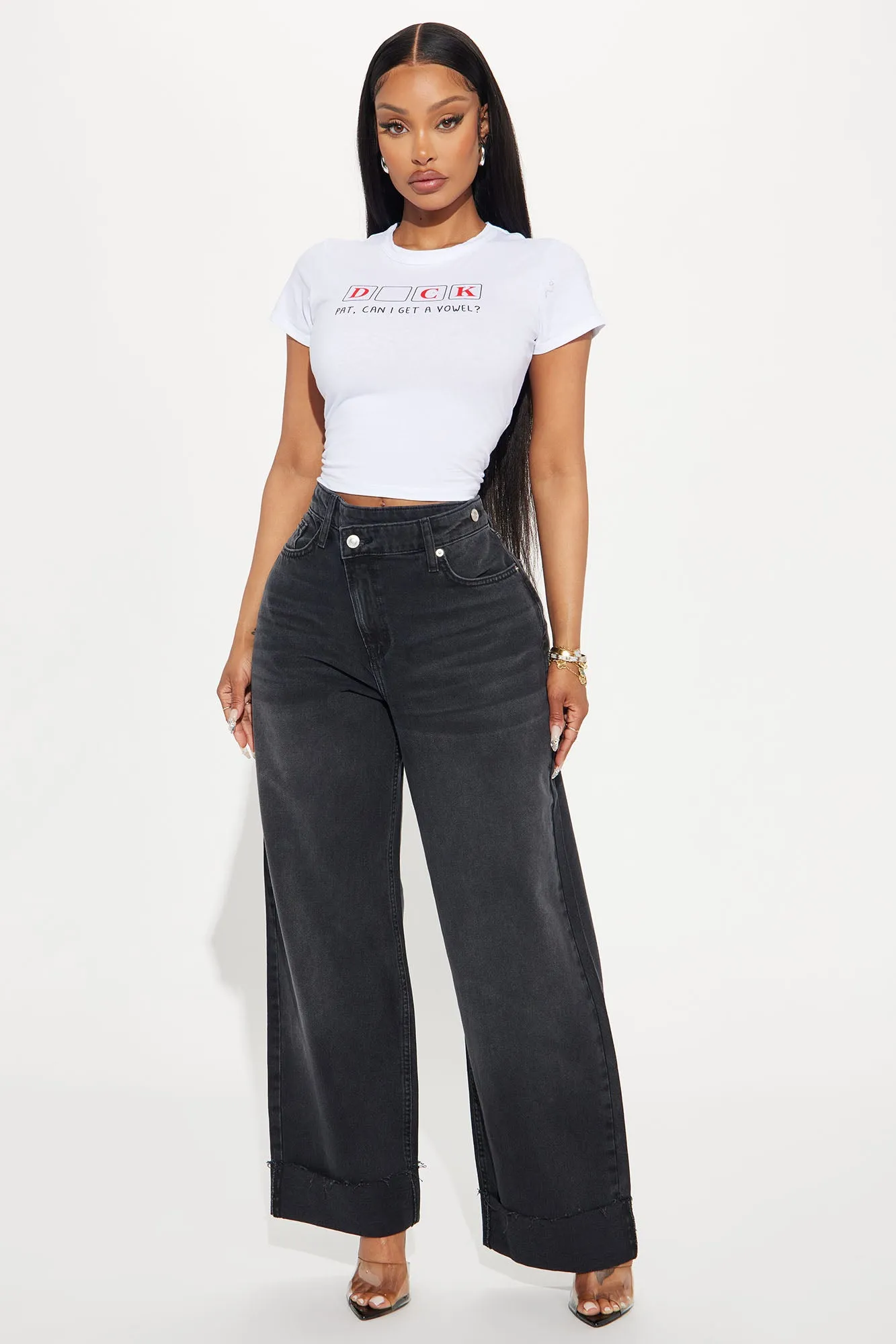 I'd Like To Buy A Vowel Tee - White sold by Fashion Nova product image thumbnail 2