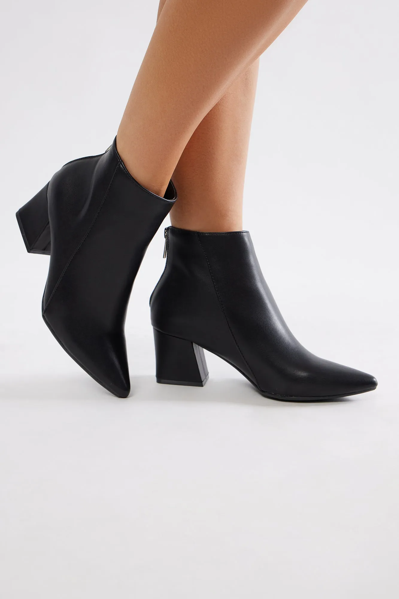 Holden Heeled Booties - Black sold by Fashion Nova product image thumbnail 2