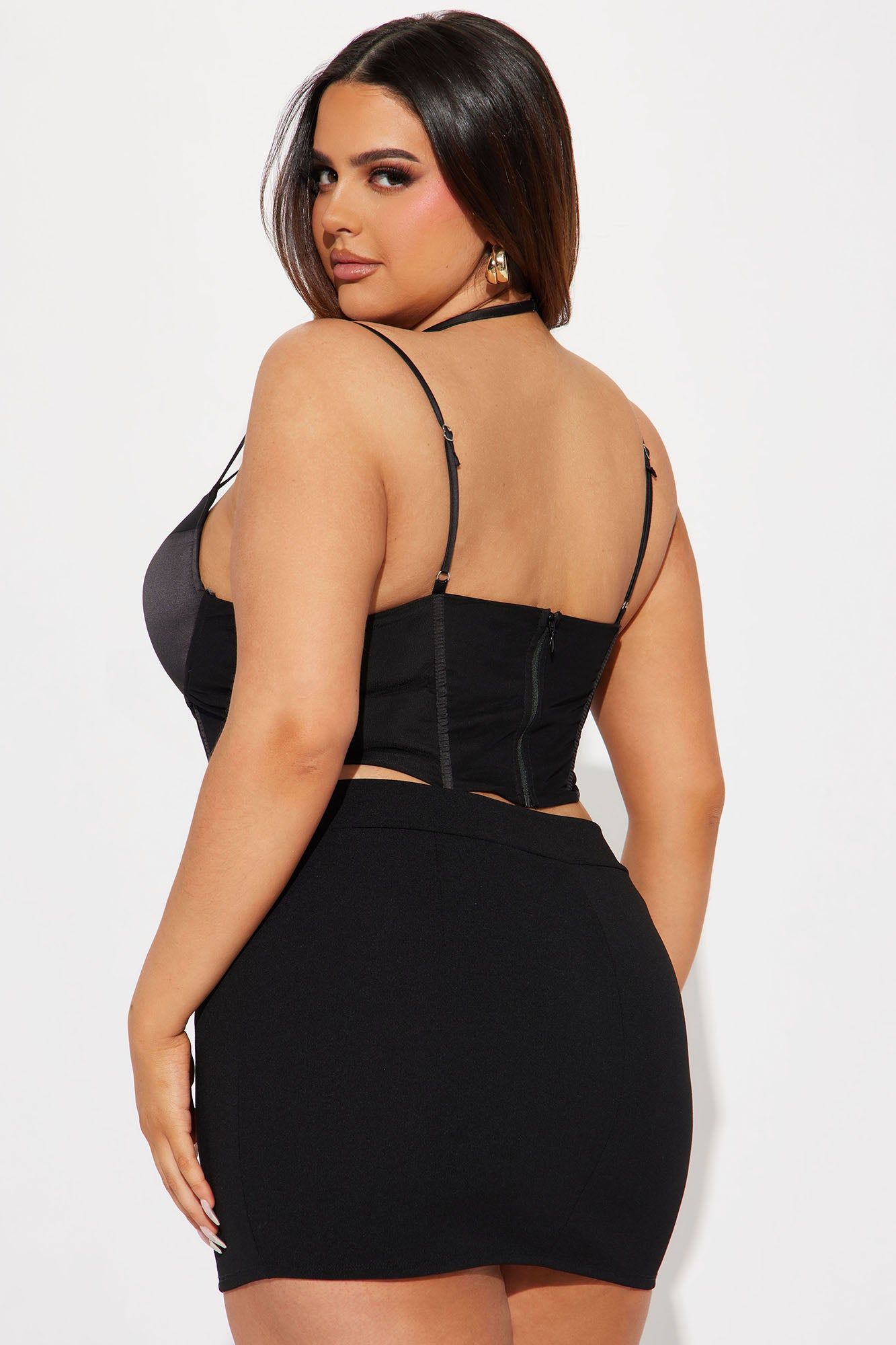 Love Lust Mesh Corset Top - Black sold by Fashion Nova product image thumbnail 6