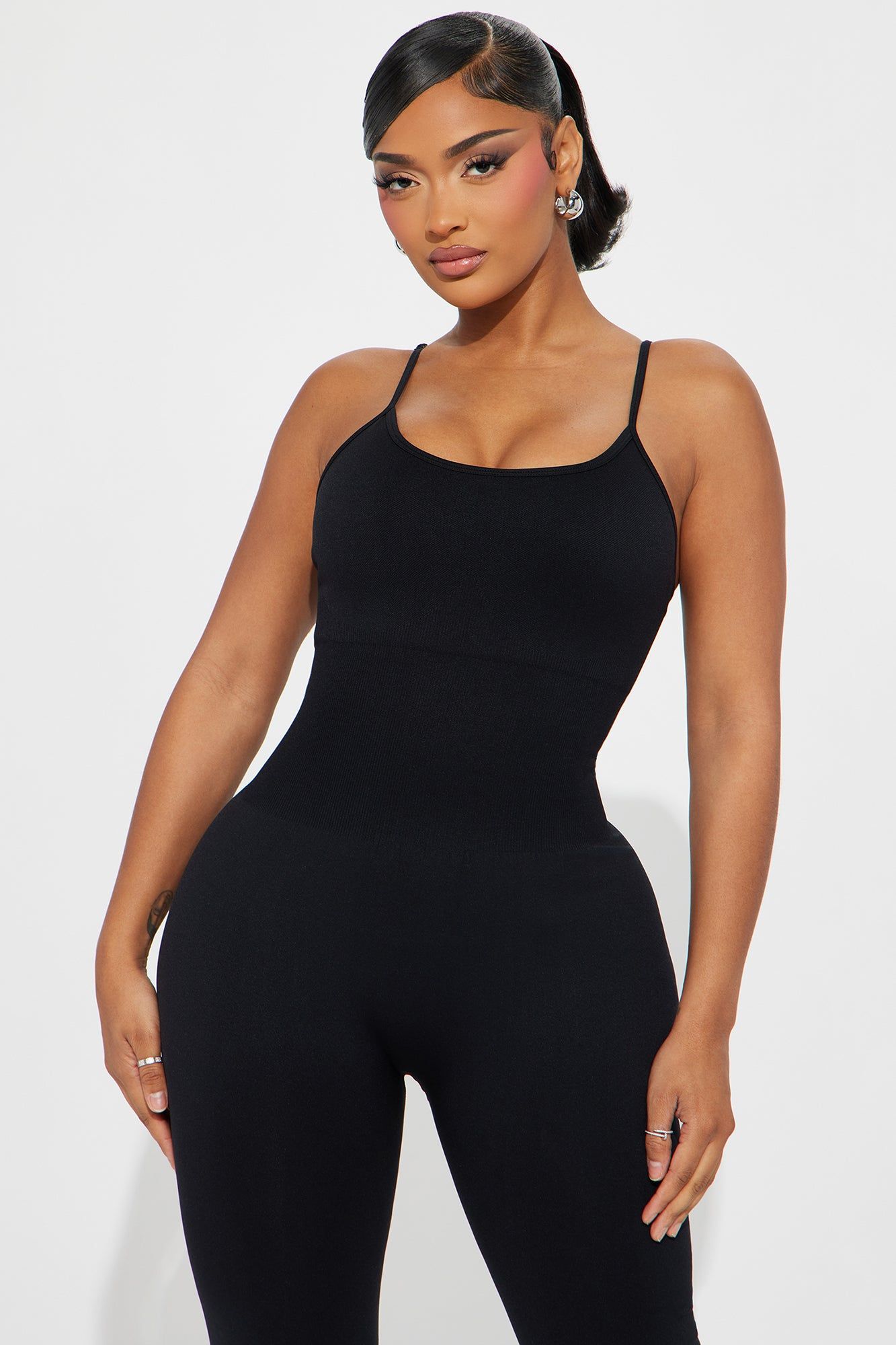 Keep Your Core Tight Active Jumpsuit - Black sold by Fashion Nova product image thumbnail 3