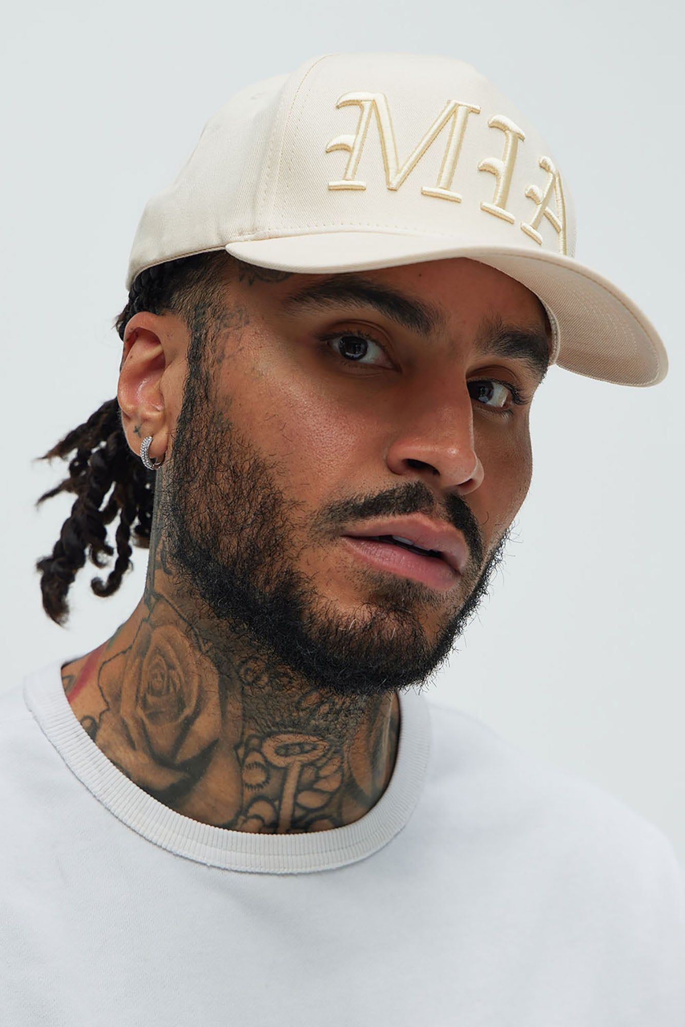 Miami Snapback Hat - Stone sold by Fashion Nova