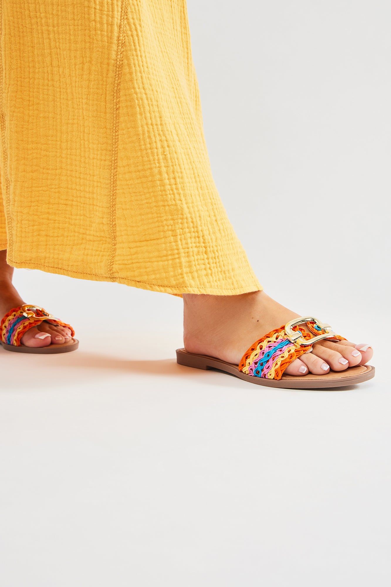 Shiloh Flat Sandals - Multi Color sold by Fashion Nova product image thumbnail 5