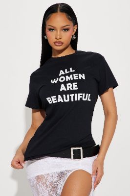 Beautiful Woman Top - Black sold by Fashion Nova