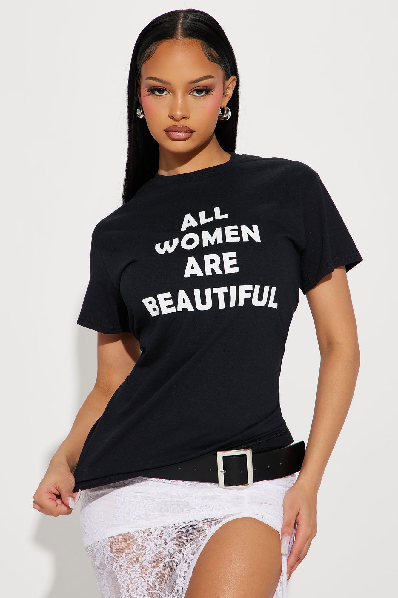 Beautiful Woman Top - Black sold by Fashion Nova