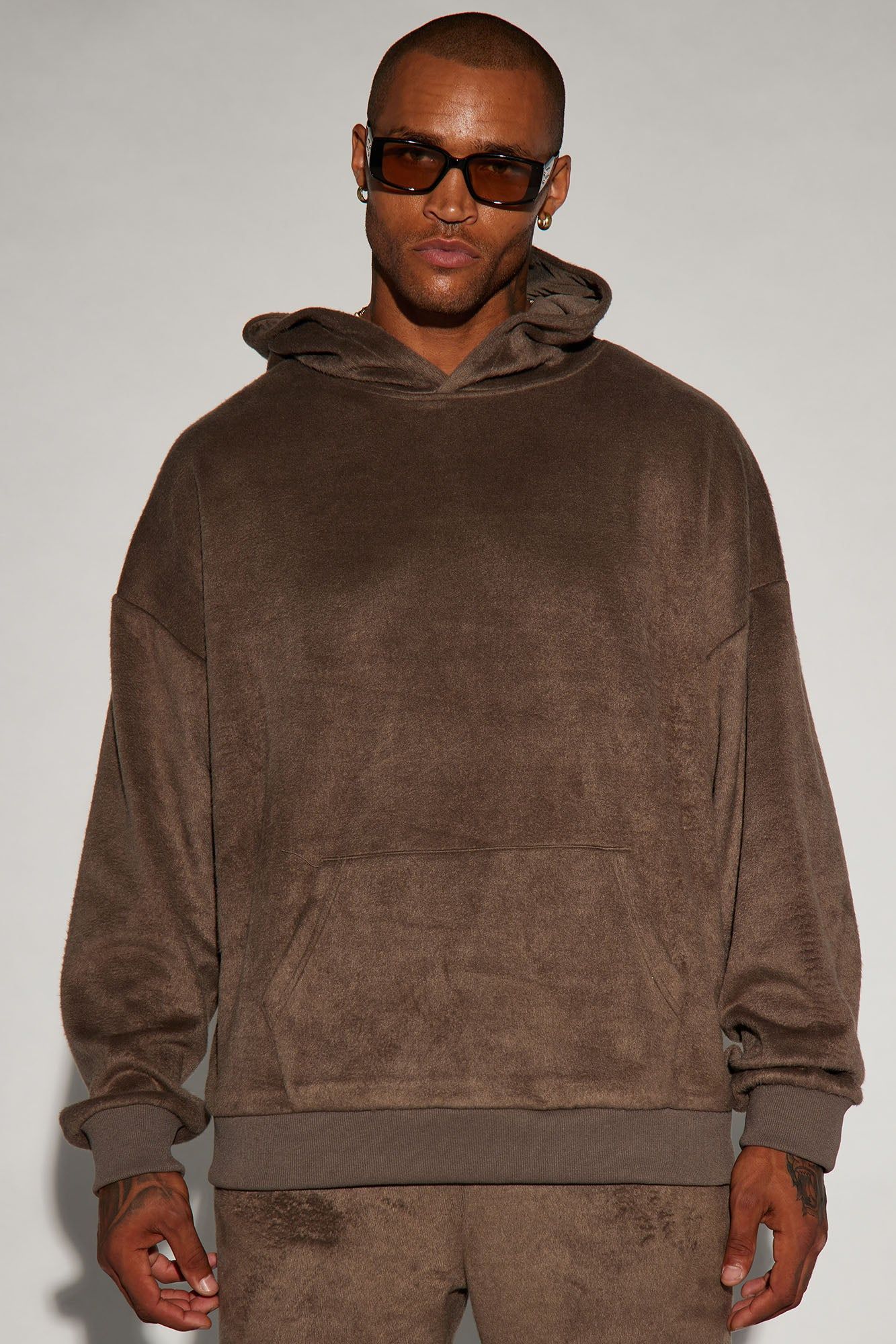 Feel The Mood Oversize Hoodie - Brown sold by Fashion Nova