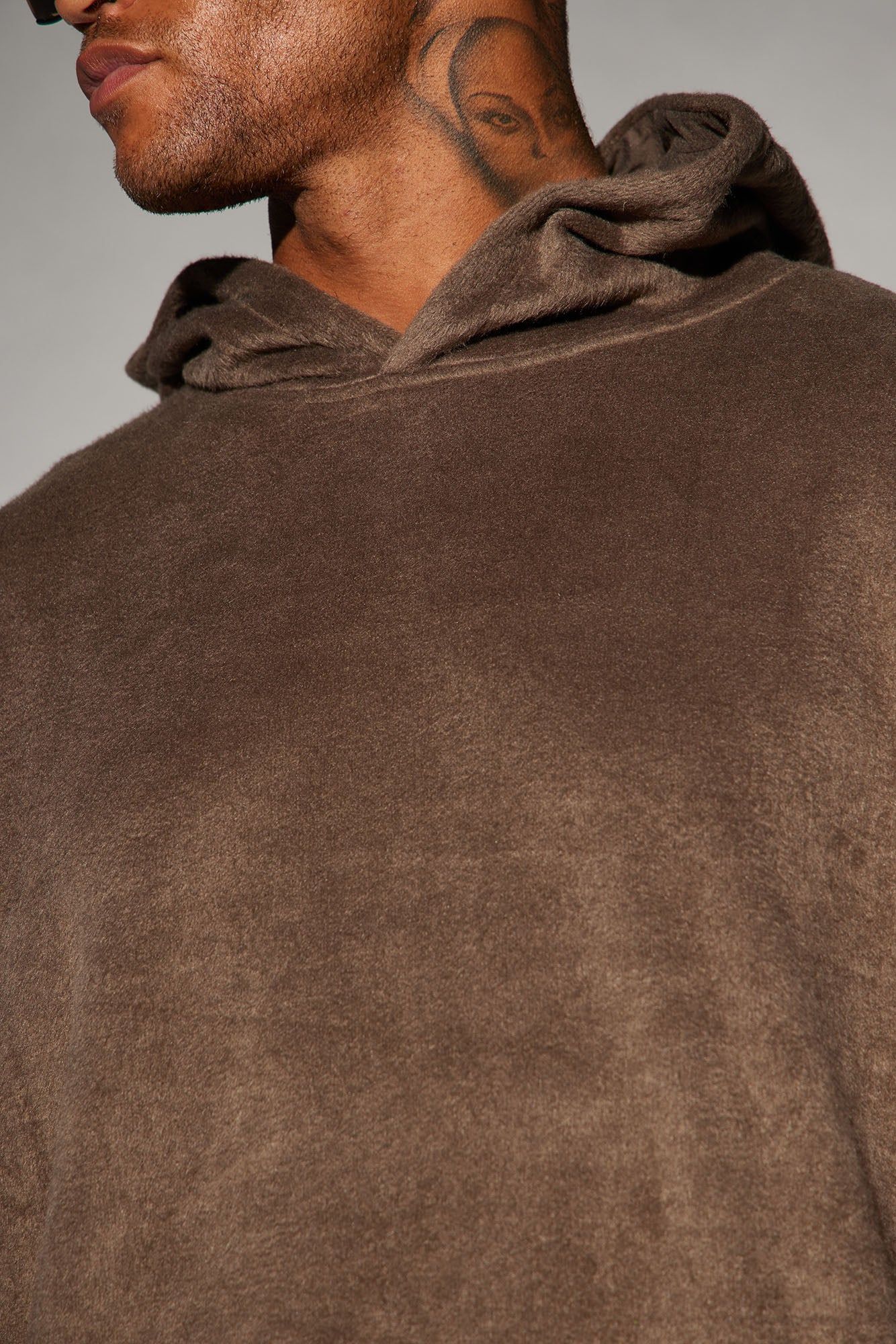 Feel The Mood Oversize Hoodie - Brown sold by Fashion Nova product image thumbnail 4