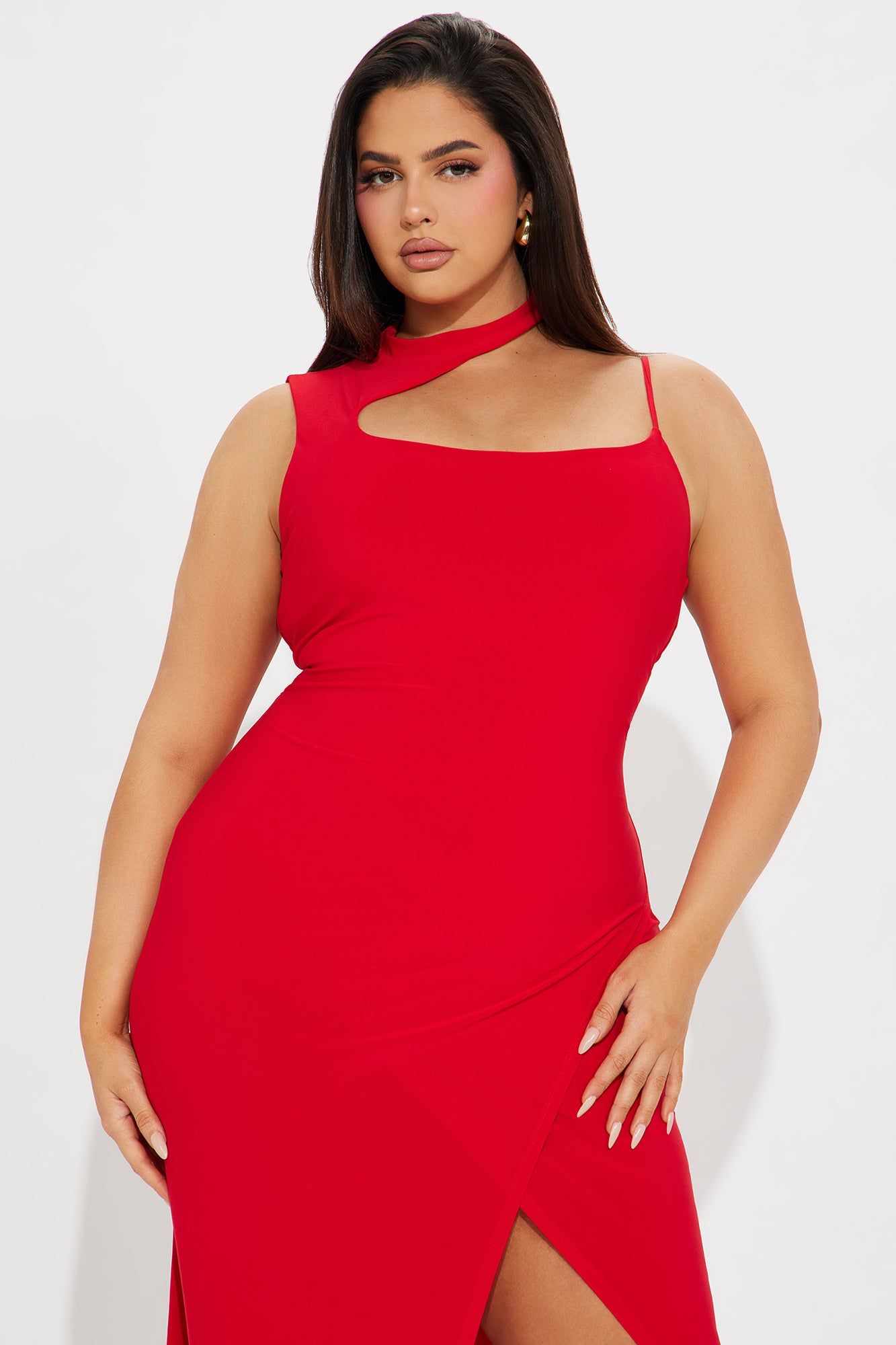 Top Of The Line Midi Dress - Red sold by Fashion Nova product image thumbnail 5