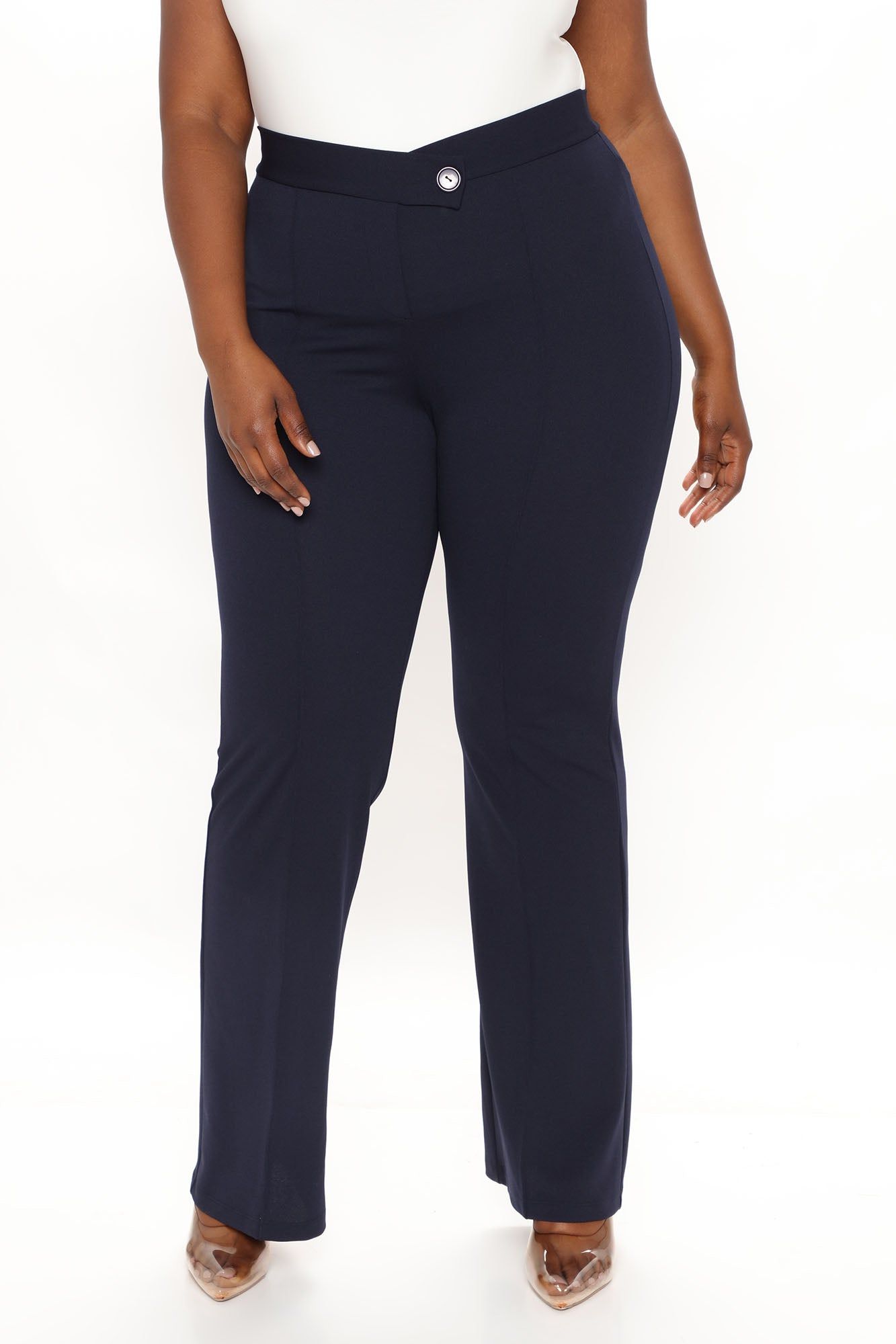 Call It Even Wide Leg Dress Pants - Navy sold by Fashion Nova product image thumbnail 6