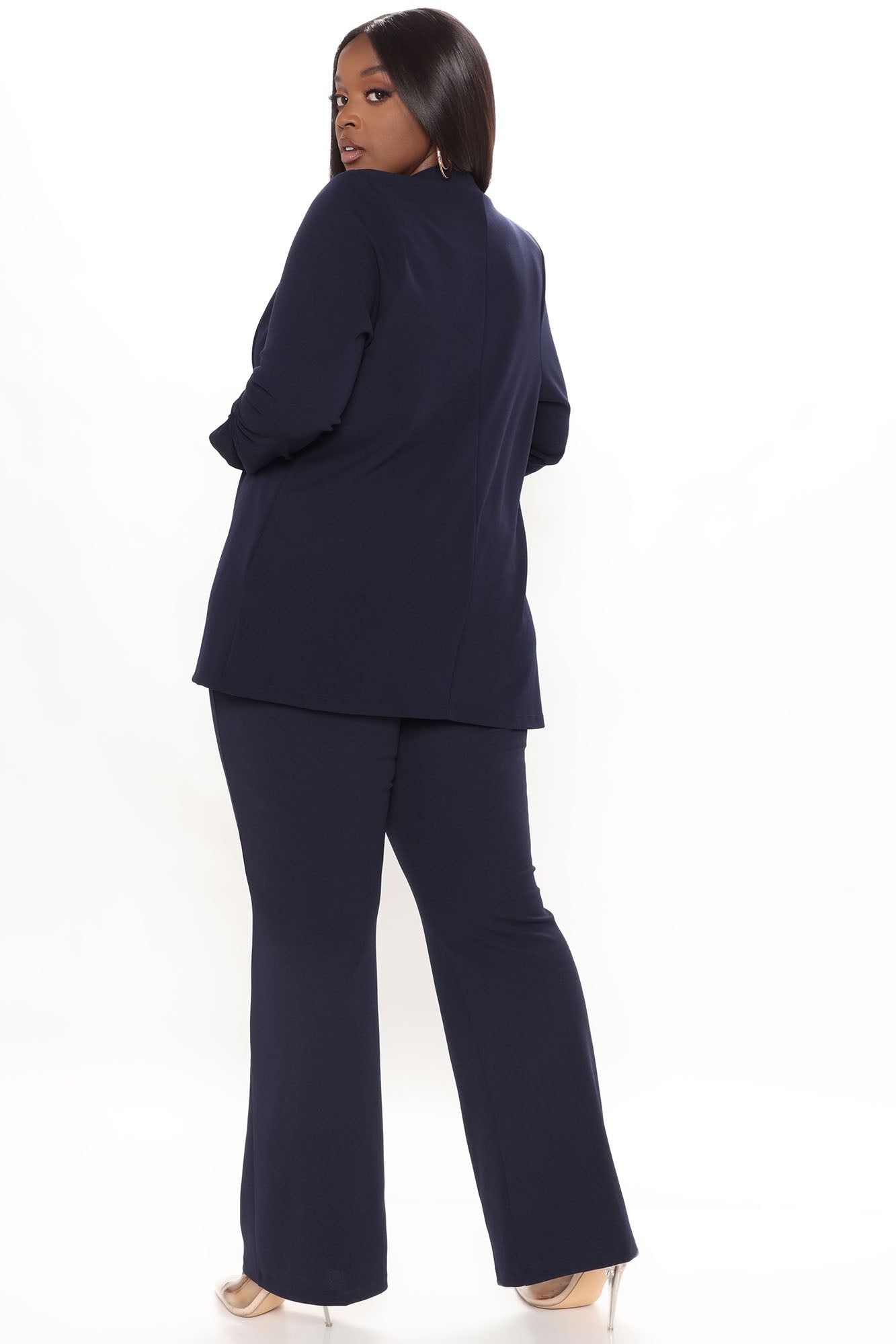 Call It Even Wide Leg Dress Pants - Navy sold by Fashion Nova product image thumbnail 7