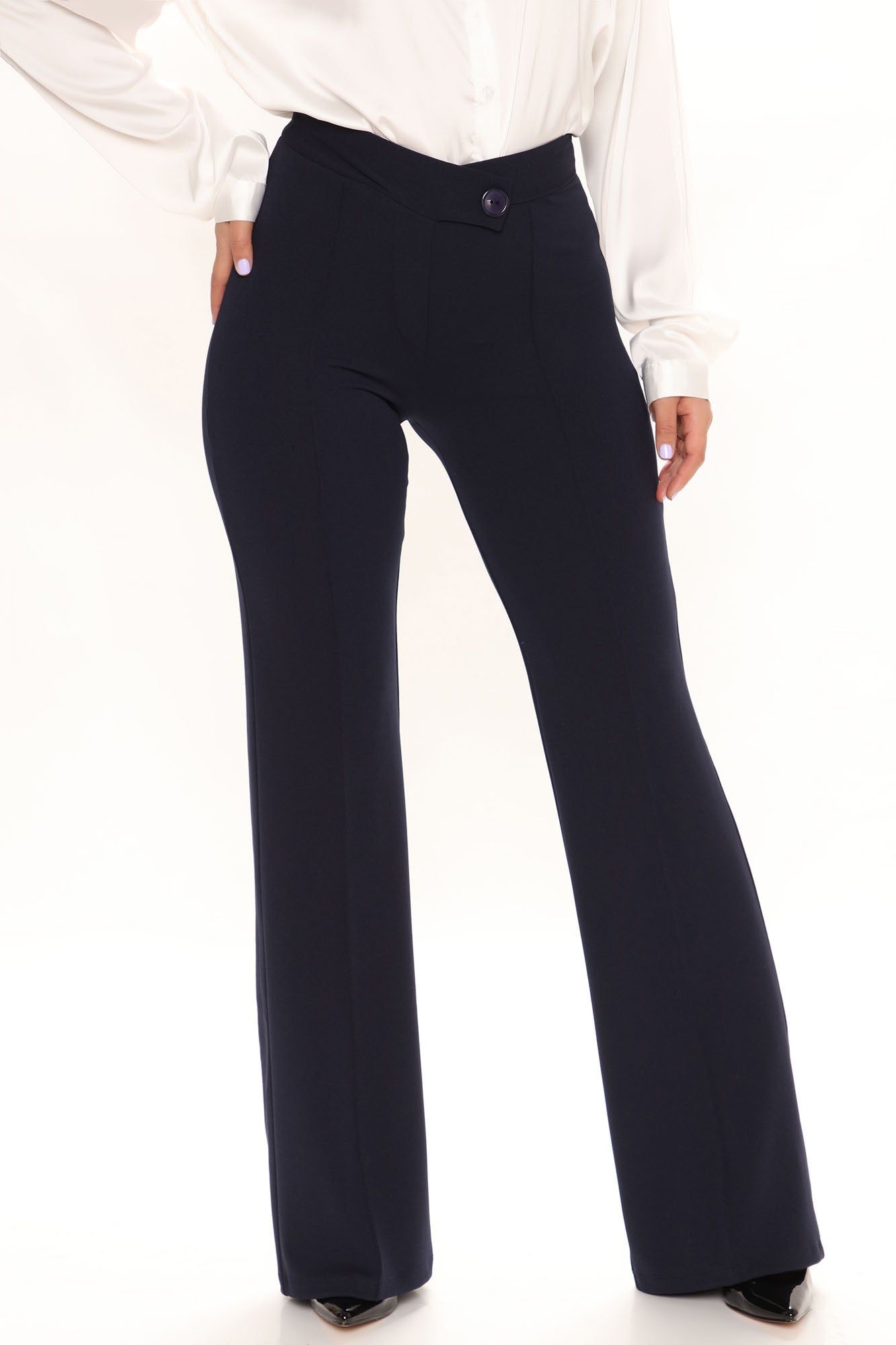Call It Even Wide Leg Dress Pants - Navy sold by Fashion Nova product image thumbnail 3