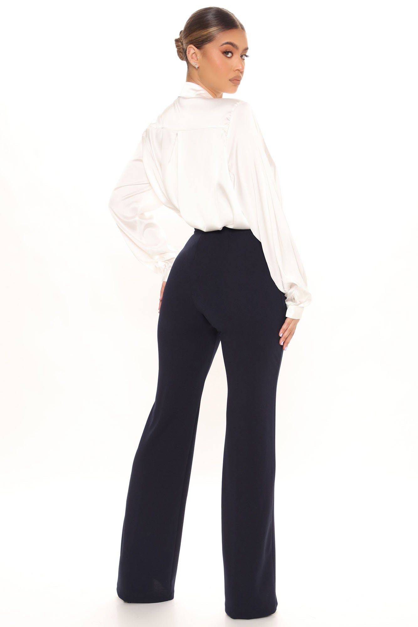 Call It Even Wide Leg Dress Pants - Navy sold by Fashion Nova product image thumbnail 2