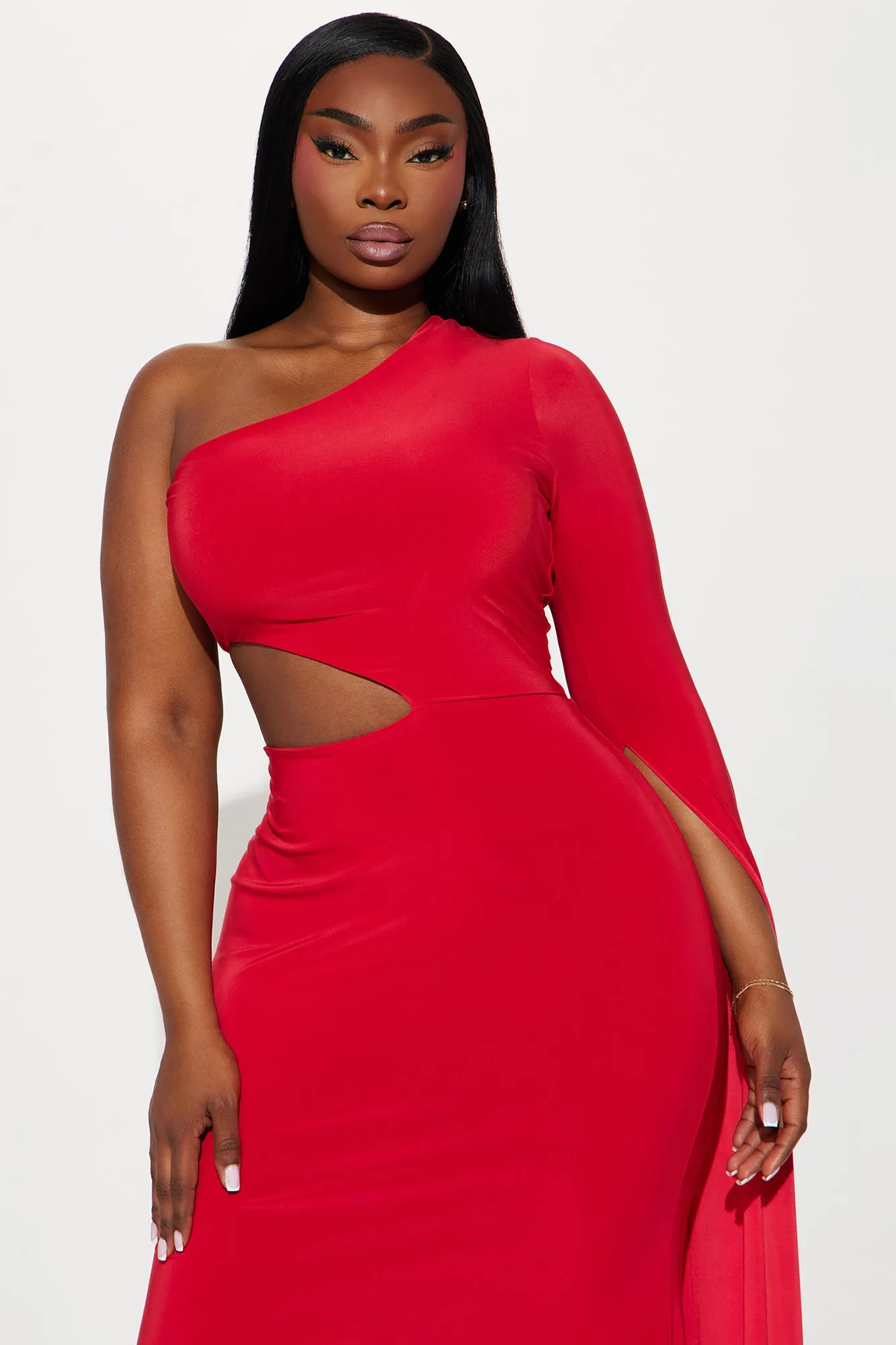 Not The Drama Gown - Red sold by Fashion Nova product image thumbnail 5