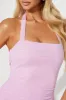 Alexa Rhinestone Mini Dress - Pink sold by Fashion Nova