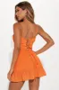 Cora Crepe Mini Dress - Orange sold by Fashion Nova
