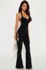 Same Heart Ribbed Jumpsuit  - Black sold by Fashion Nova