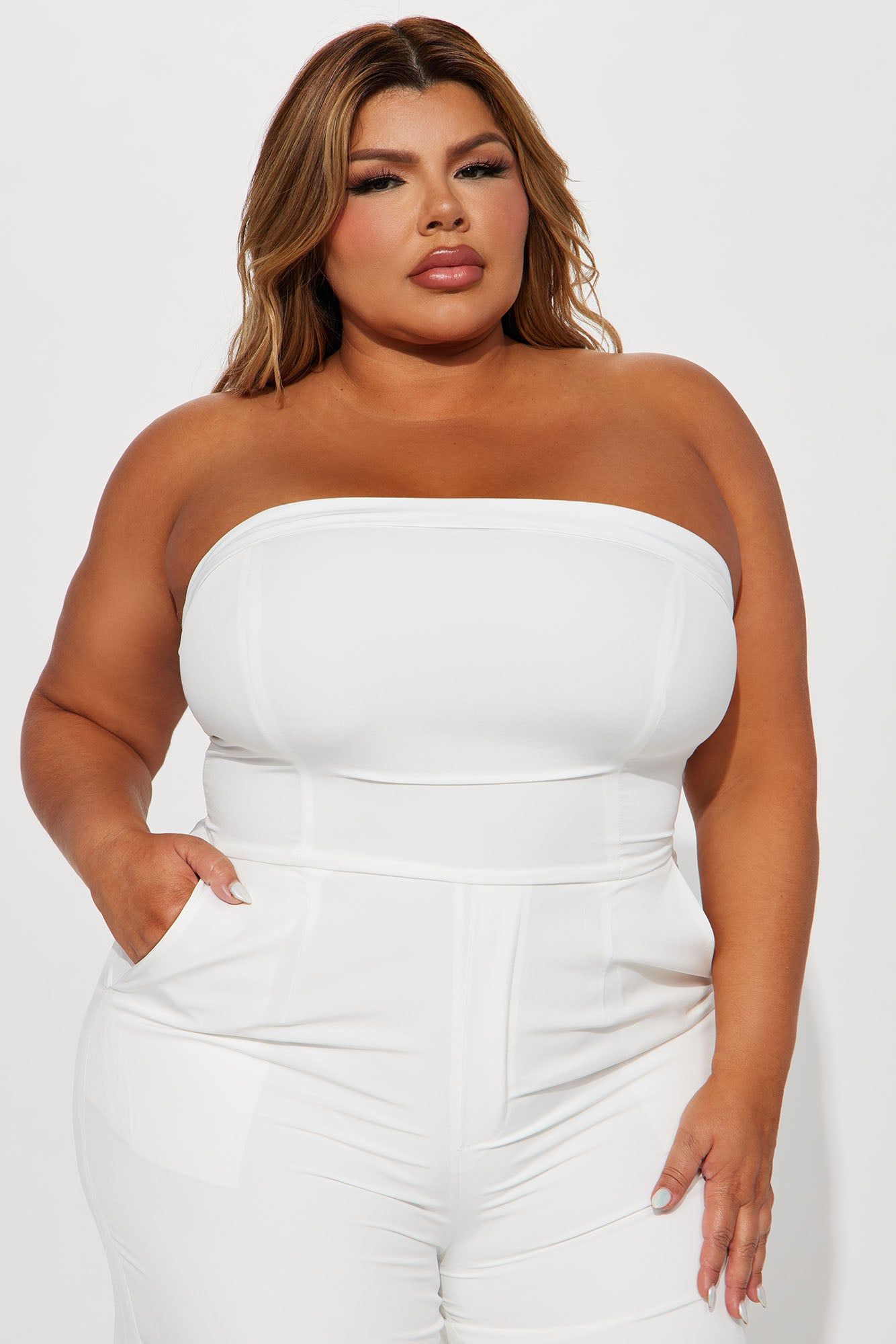 Munira Jumpsuit - White sold by Fashion Nova product image thumbnail 5