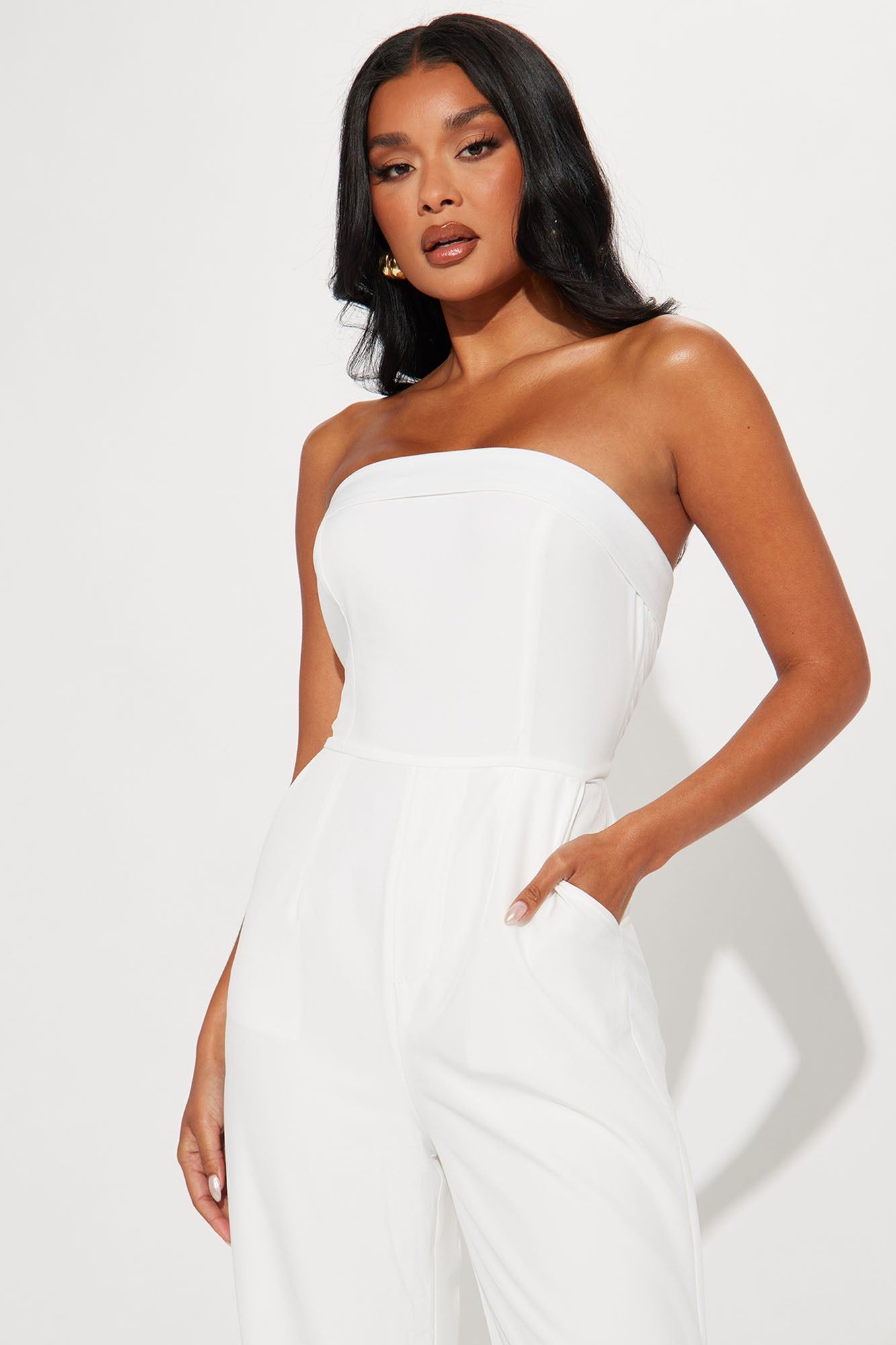 Munira Jumpsuit - White sold by Fashion Nova product image thumbnail 2