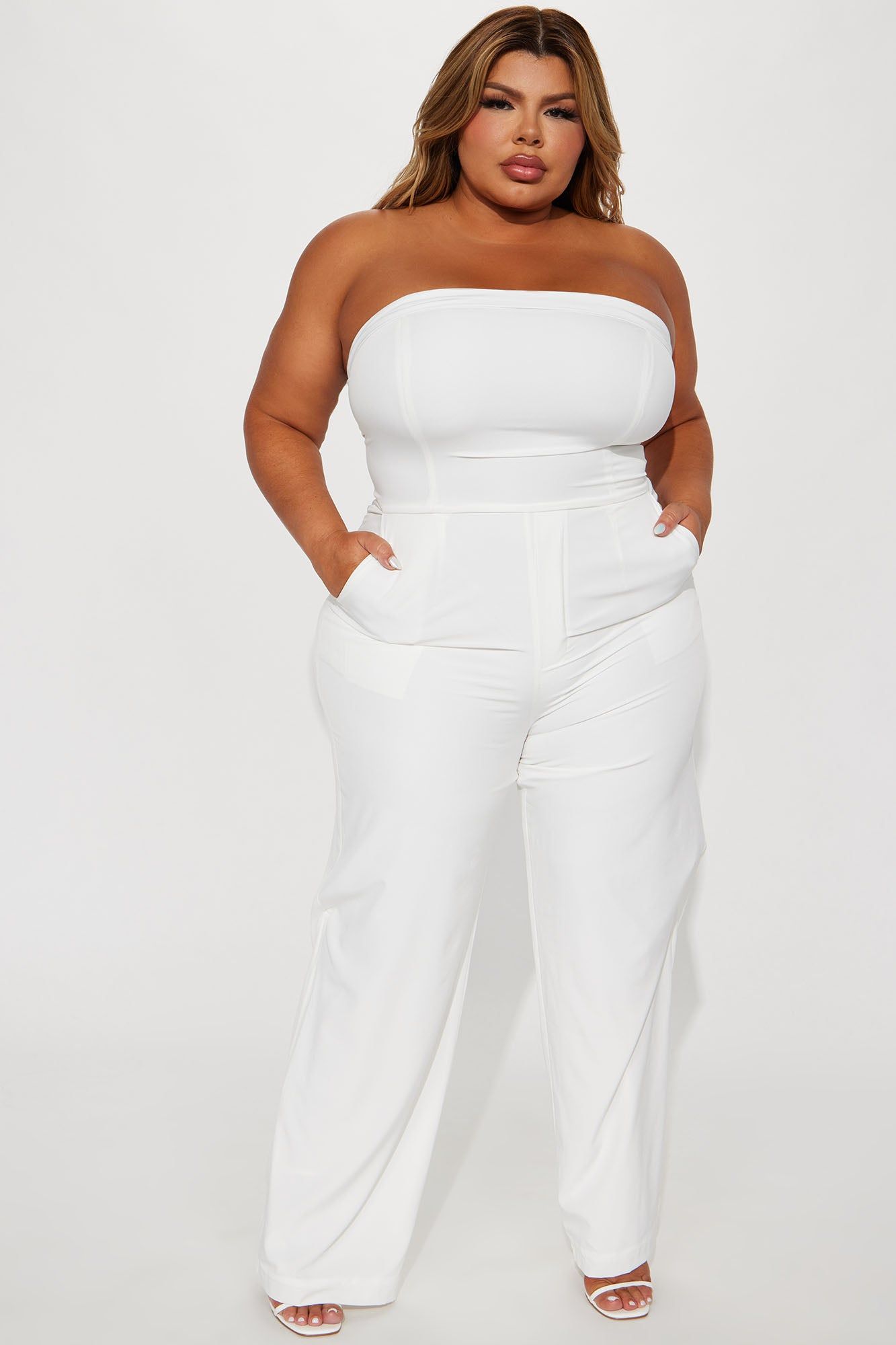 Munira Jumpsuit - White sold by Fashion Nova product image thumbnail 4