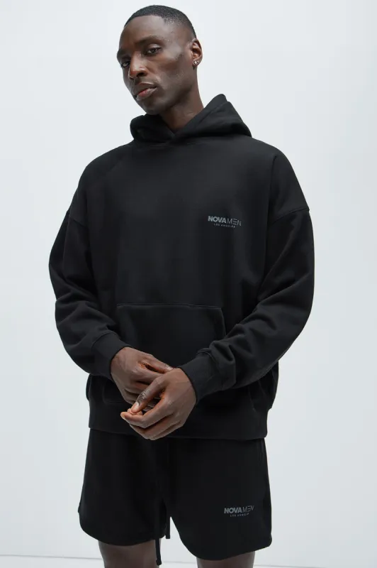 Tyson Novamen Oversized Heavyweight Hoodie - Black sold by Fashion Nova