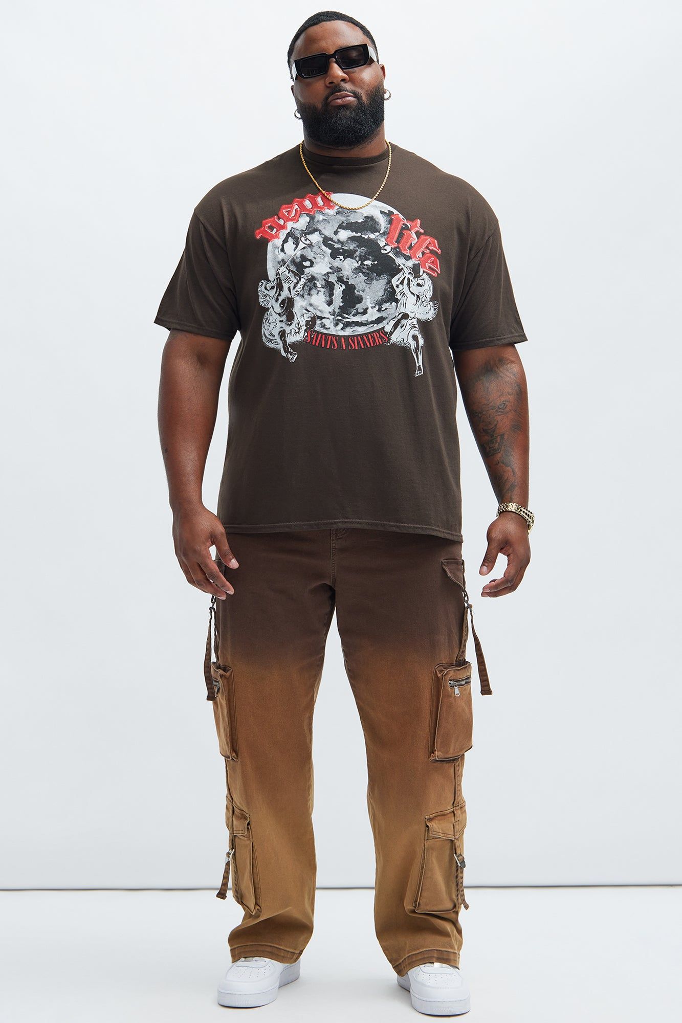 Big Hill Peaks Short Sleeve Tee - Chocolate sold by Fashion Nova product image thumbnail 5