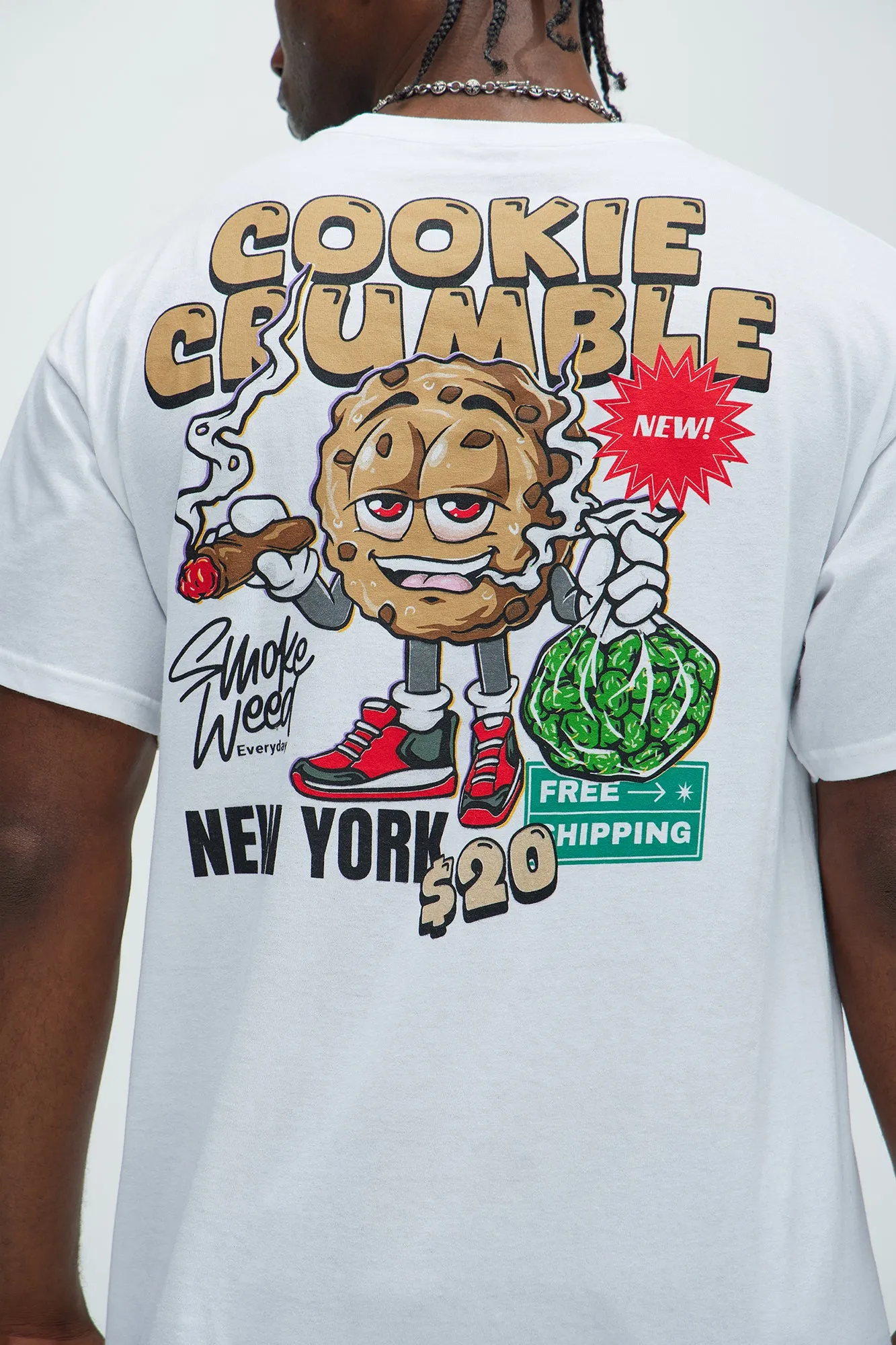 Cookie Crumble Short Sleeve Tee - White sold by Fashion Nova product image thumbnail 2