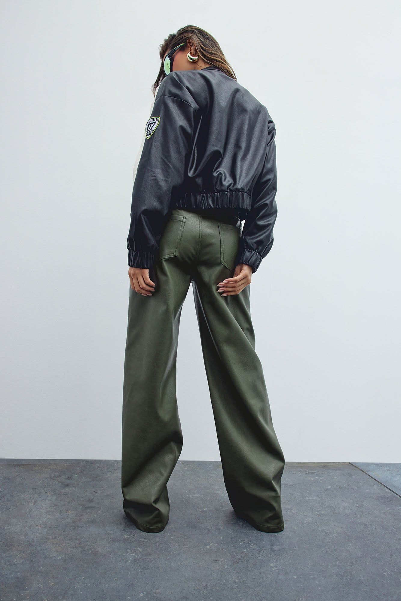 Racer Girl Bomber Jacket - Black/combo sold by Fashion Nova product image thumbnail 5