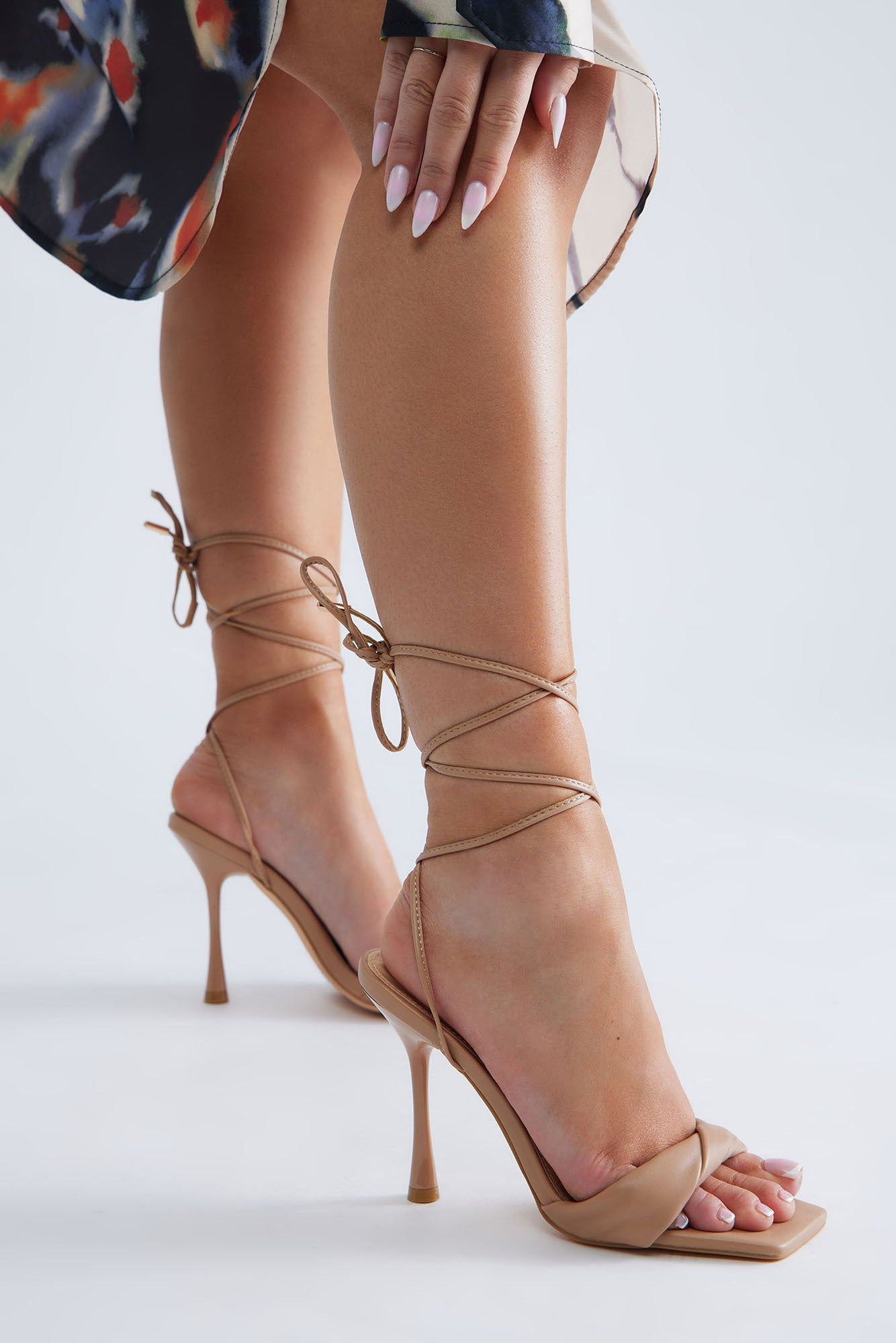She Slays Wrap Up Heels - Camel sold by Fashion Nova product image thumbnail 4