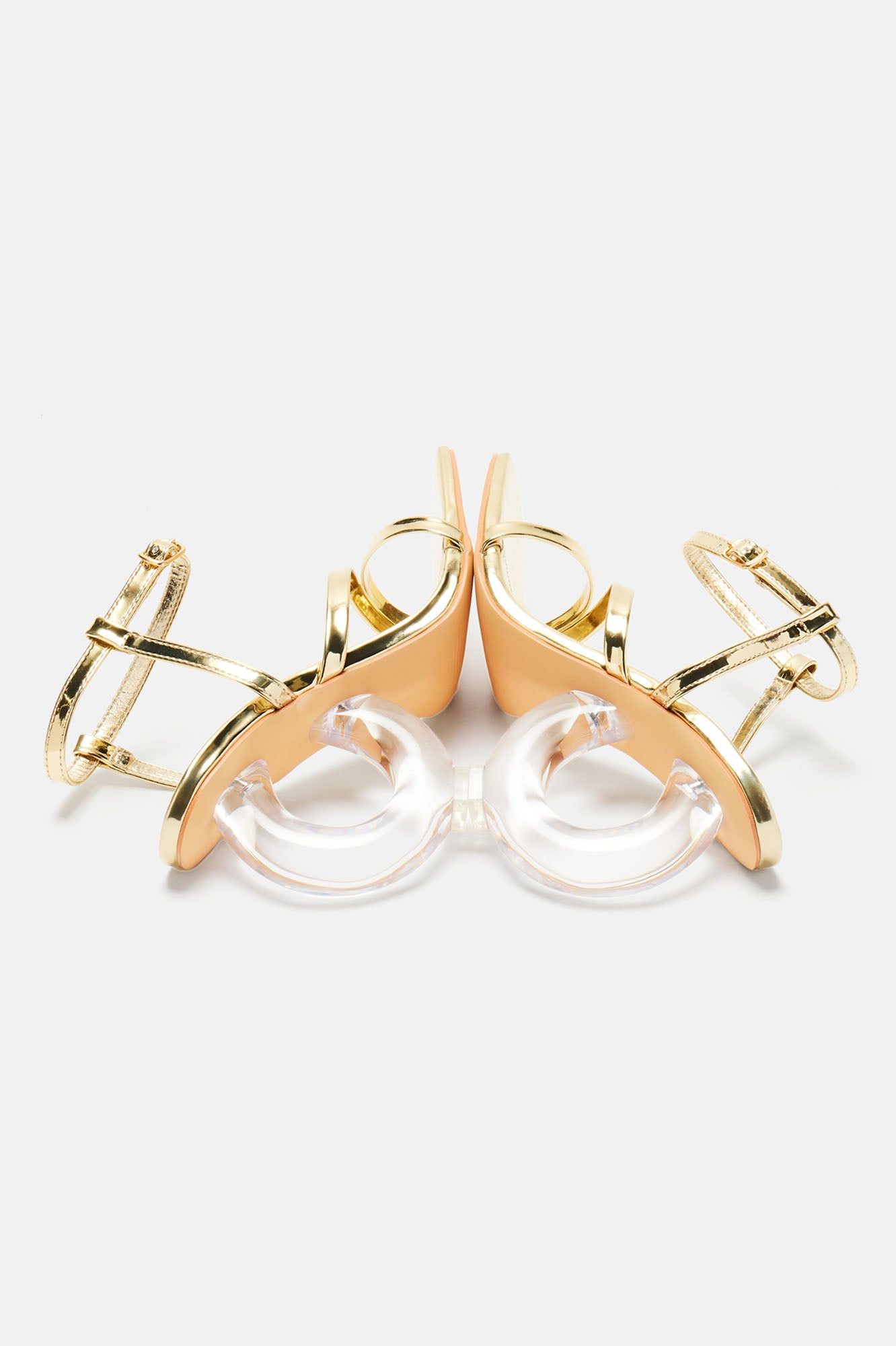 Give Me A Ring Square Toe Heels - Gold sold by Fashion Nova product image thumbnail 5