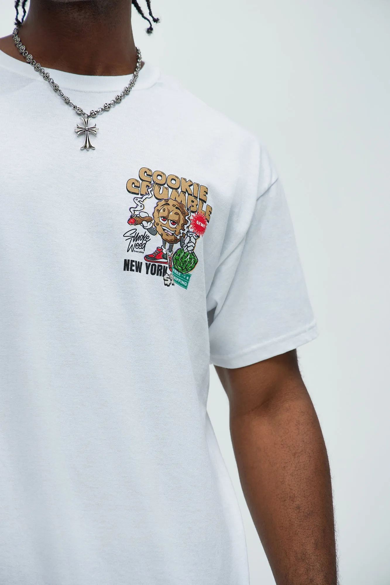 Cookie Crumble Short Sleeve Tee - White sold by Fashion Nova product image thumbnail 5