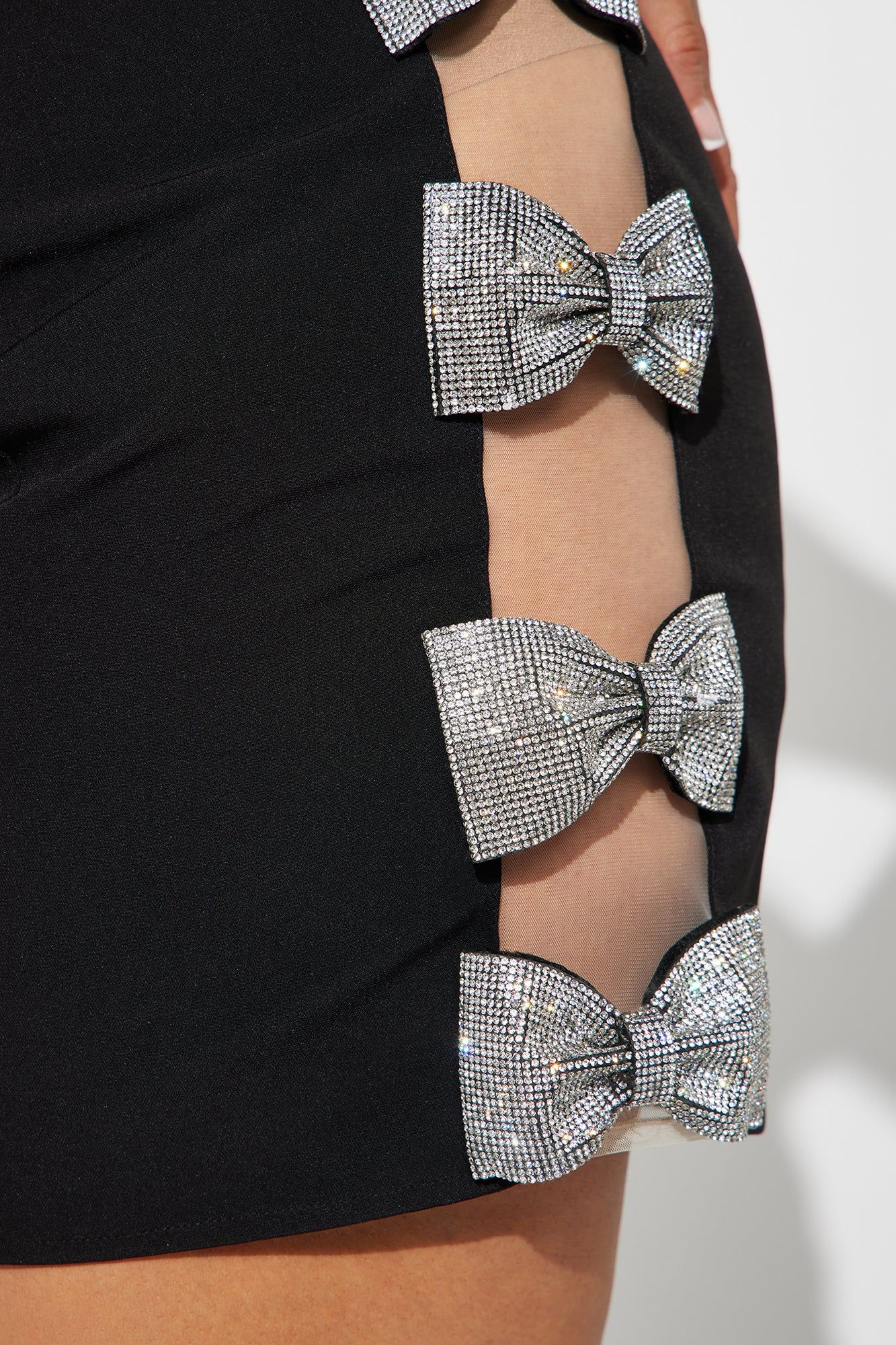 Josie Embellished Mini Dress - Black sold by Fashion Nova product image thumbnail 5