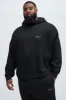 Tyson Novamen Oversized Heavyweight Hoodie - Black sold by Fashion Nova