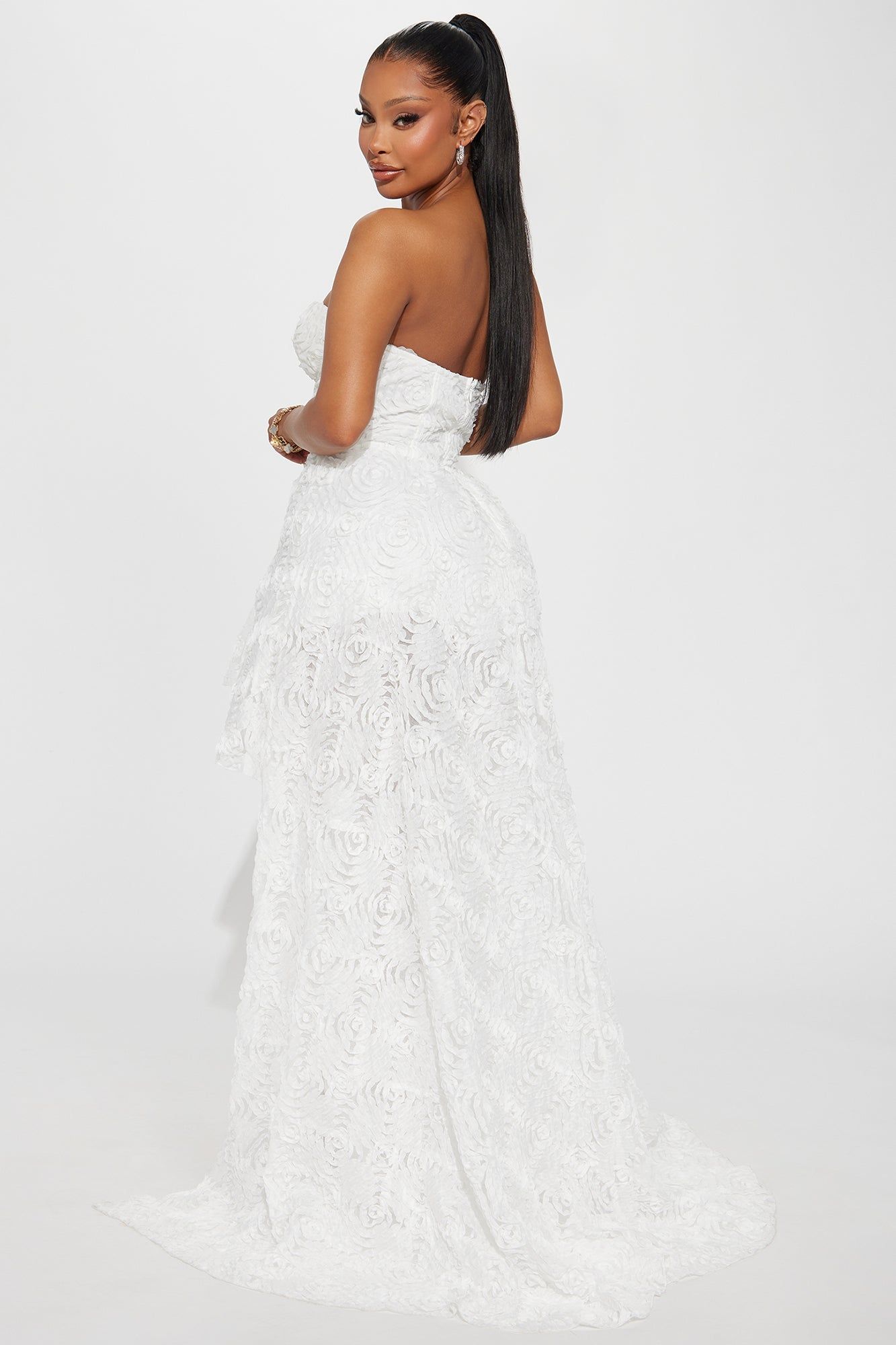 Lilian Chiffon Mini Dress - White sold by Fashion Nova product image thumbnail 3