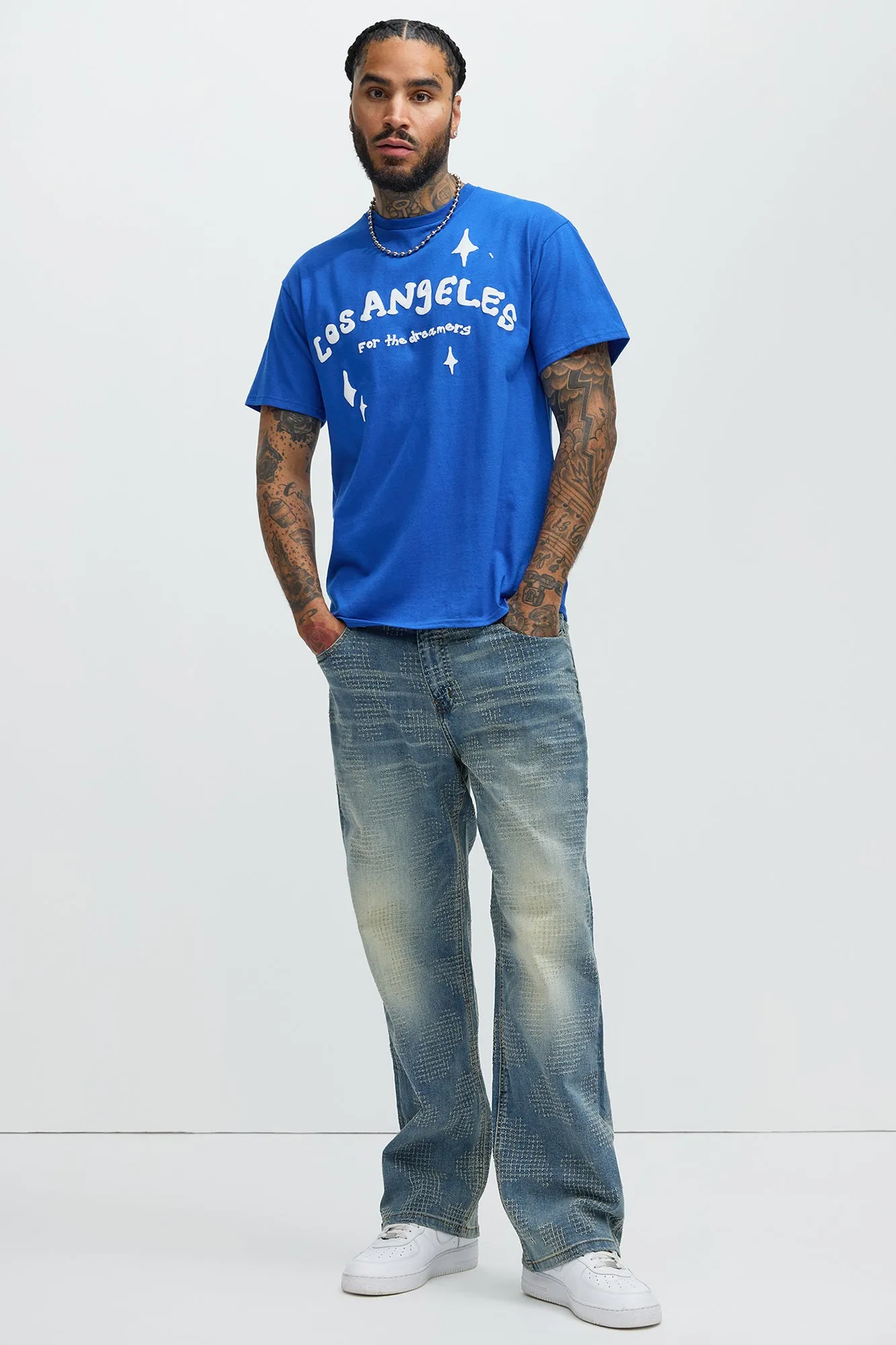 For The Dreamers Short Sleeve Tee - Blue sold by Fashion Nova product image thumbnail 2