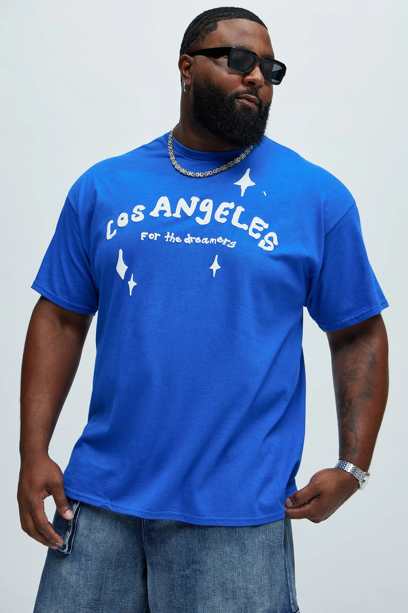 For The Dreamers Short Sleeve Tee - Blue sold by Fashion Nova product image thumbnail 4