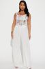 I'm in Paradise Wide Leg Pant - White sold by Fashion Nova