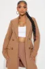 Kim Wool Coat - Camel sold by Fashion Nova
