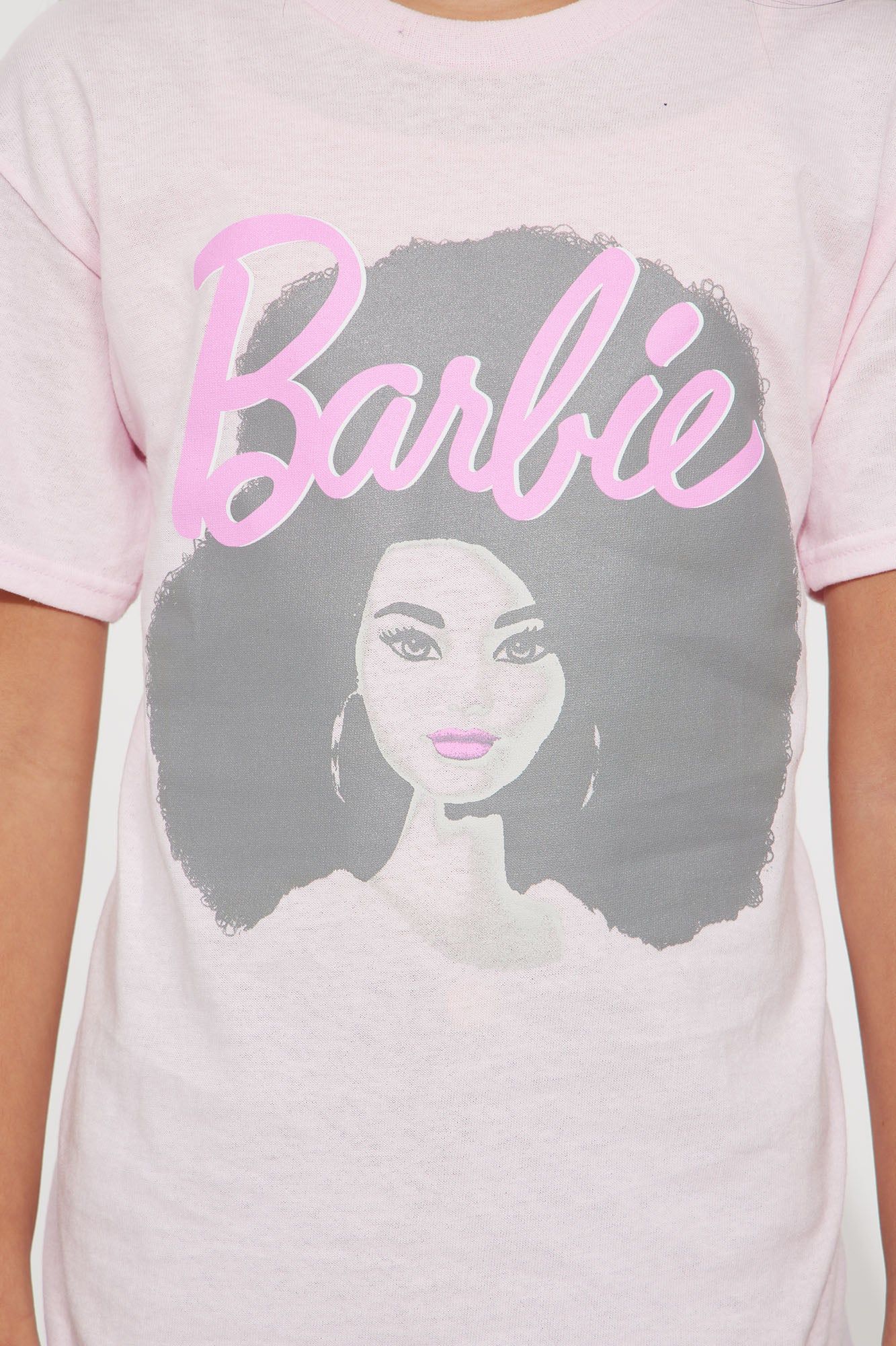 Mini Barbie Afro Short Sleeve Tee - Pink sold by Fashion Nova product image thumbnail 3