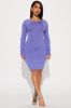 Sara Double Lined Mini Dress - Purple sold by Fashion Nova