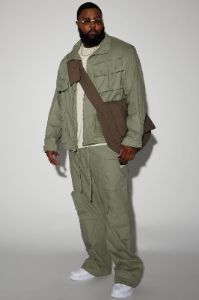 Troubled Paradise Utility Jacket - Olive sold by Fashion Nova