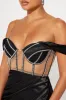 Unapologetic Satin Gown - Black sold by Fashion Nova