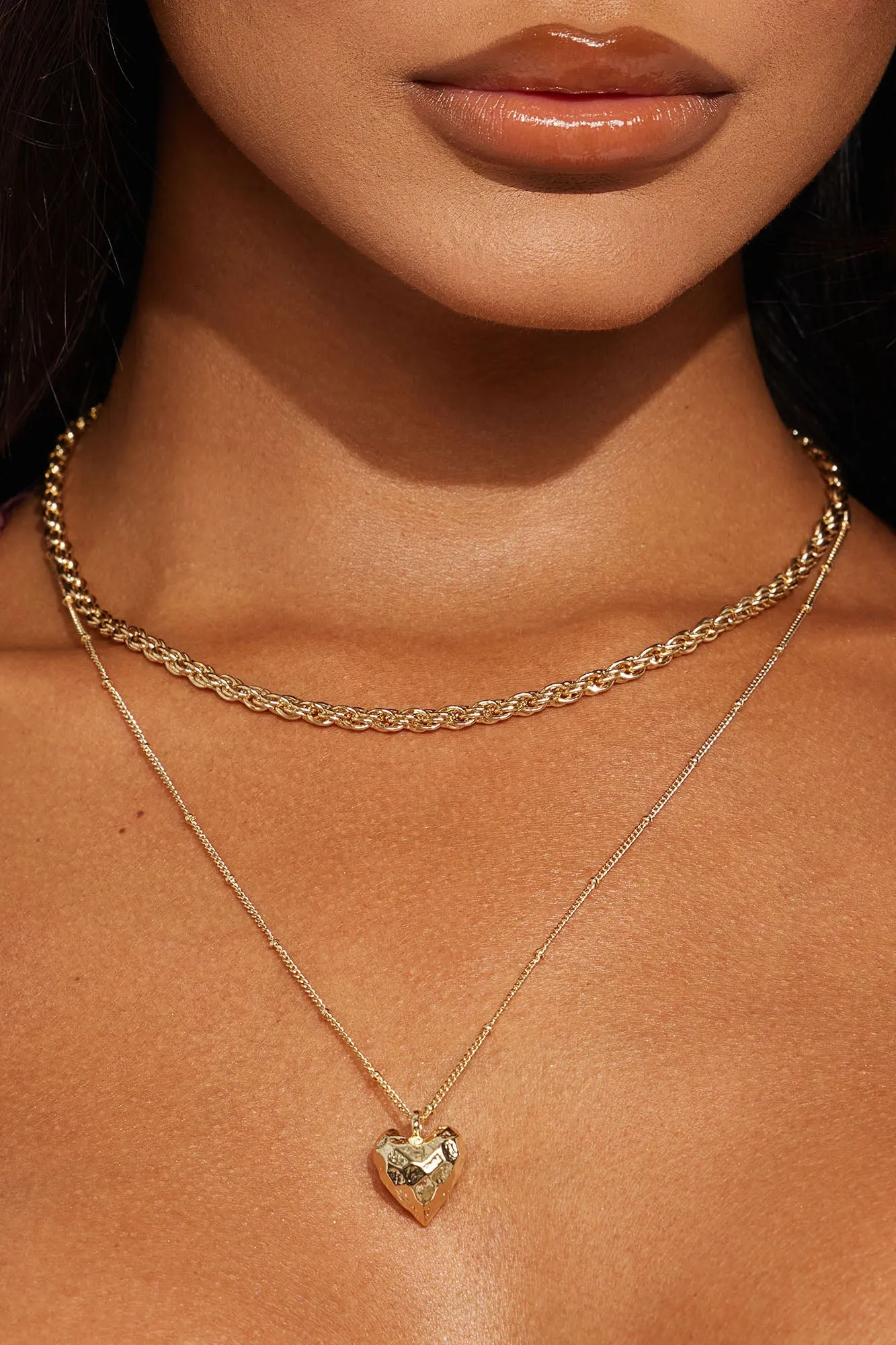 Lovers Luck Necklace - Gold sold by Fashion Nova