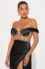 Unapologetic Satin Gown - Black sold by Fashion Nova