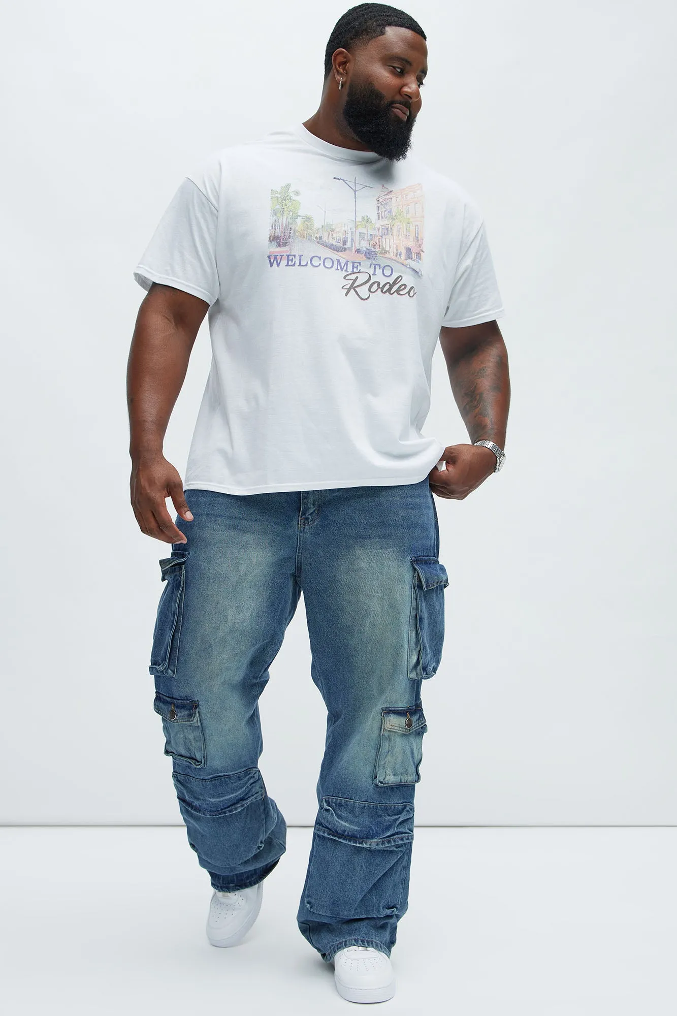 Welcome To Rodeo Short Sleeve Tee - White sold by Fashion Nova product image thumbnail 5