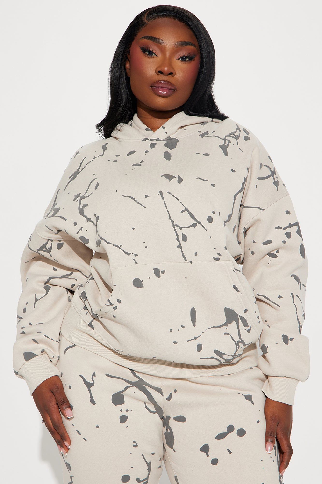 Paint Life Sweatsuit - Taupe sold by Fashion Nova product image thumbnail 5