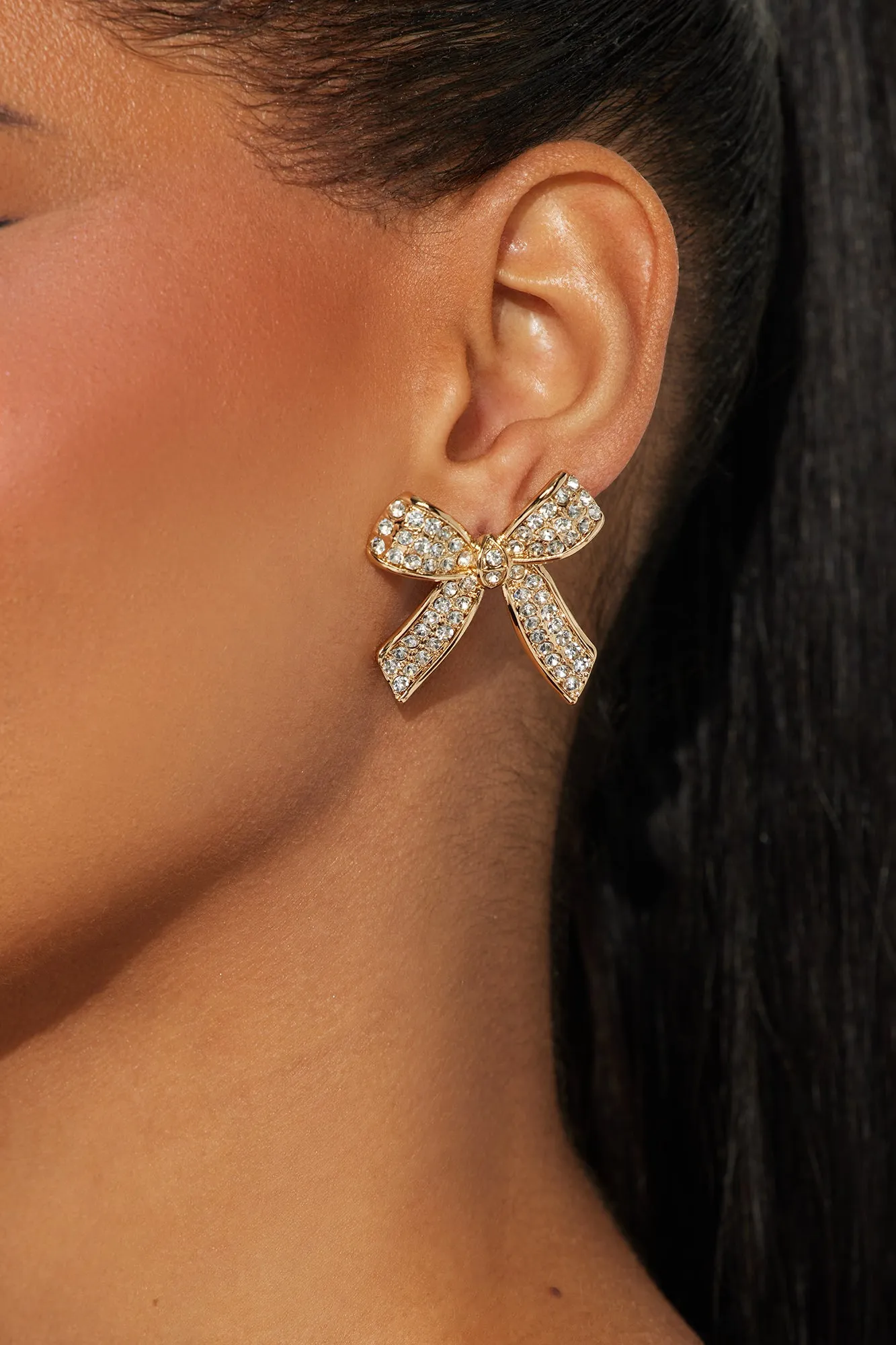 Gifts Are My Love Language Earrings - Gold sold by Fashion Nova