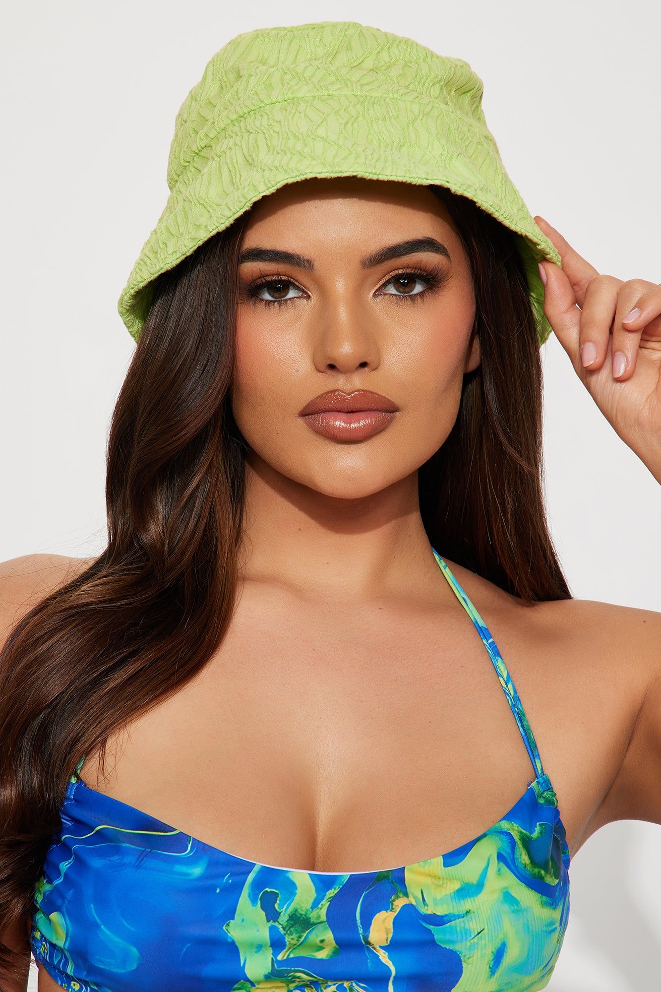 Enticing Me Bucket Hat - Chartreuse sold by Fashion Nova