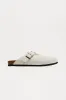 Subtle Comfort Mule - Grey sold by Fashion Nova