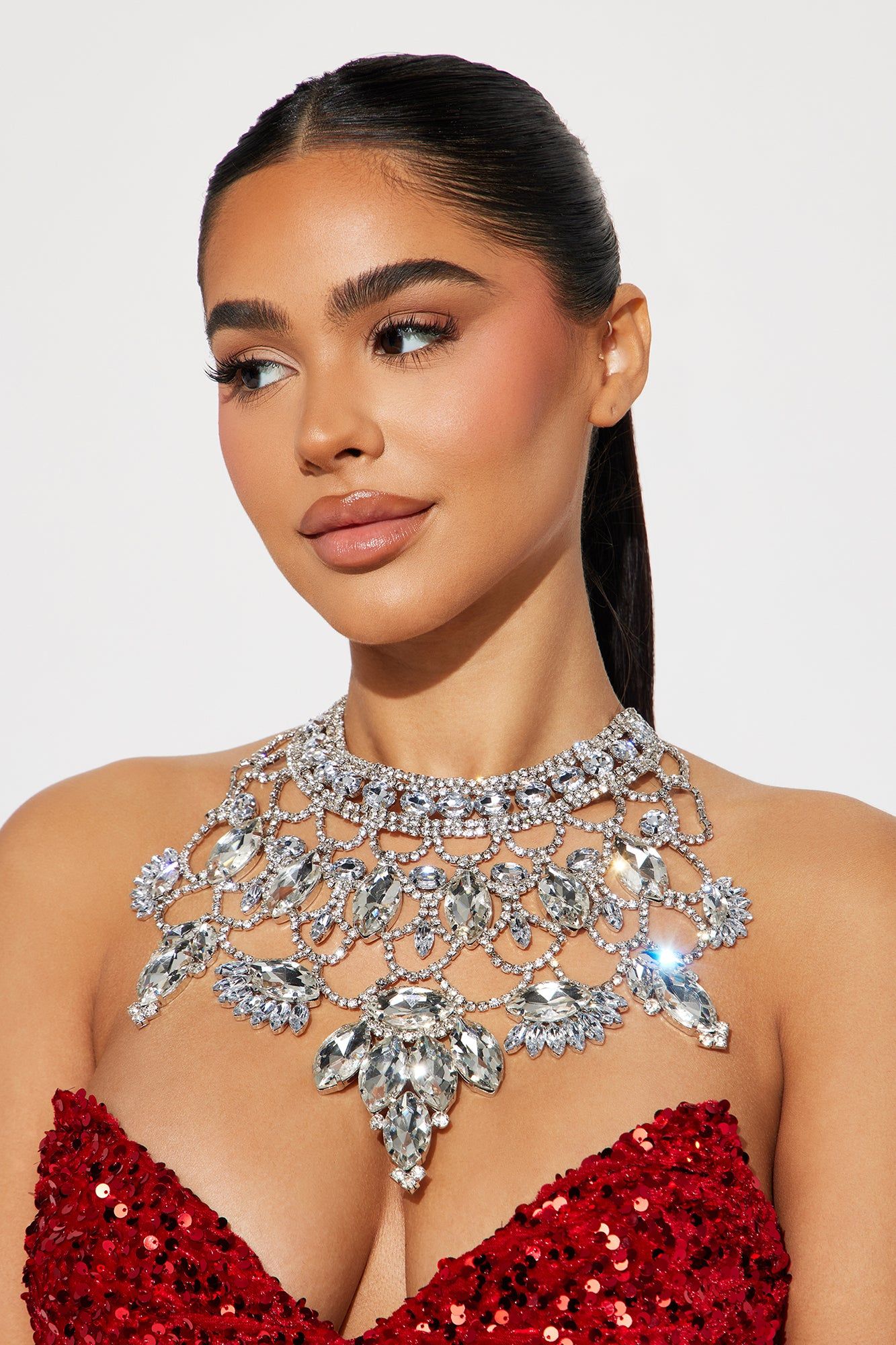 Grand Entrance Necklace - Silver sold by Fashion Nova product image thumbnail 2
